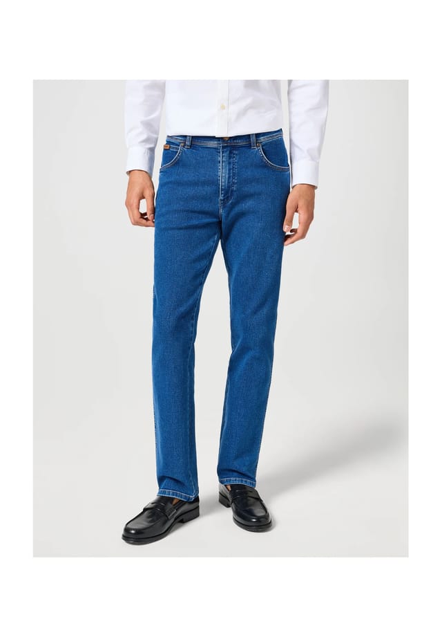 

Джинсы Texas стандартный крой 5 карманов Wrangler, синий
