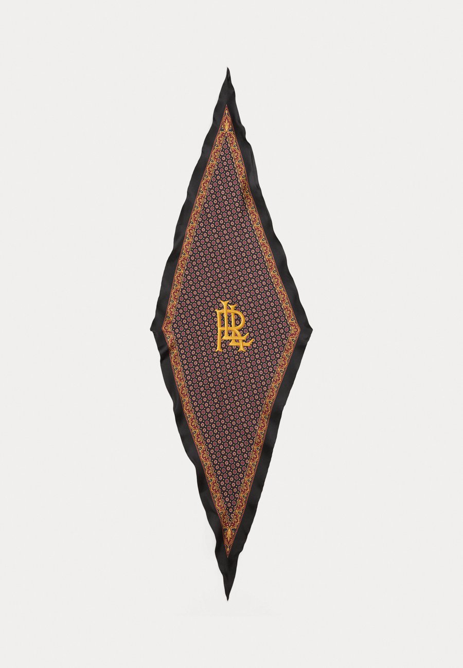 

Шарф Lauren Ralph Lauren GEO-PRINT LOGO SILK DIAMOND SCARF, Black