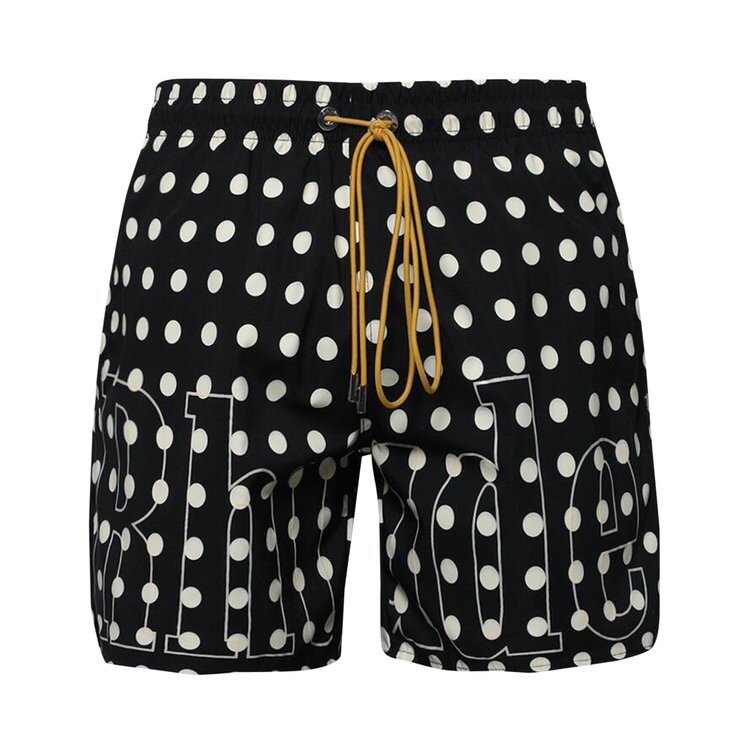 

Шорты Rhude Logo Polka Dot Short, черный