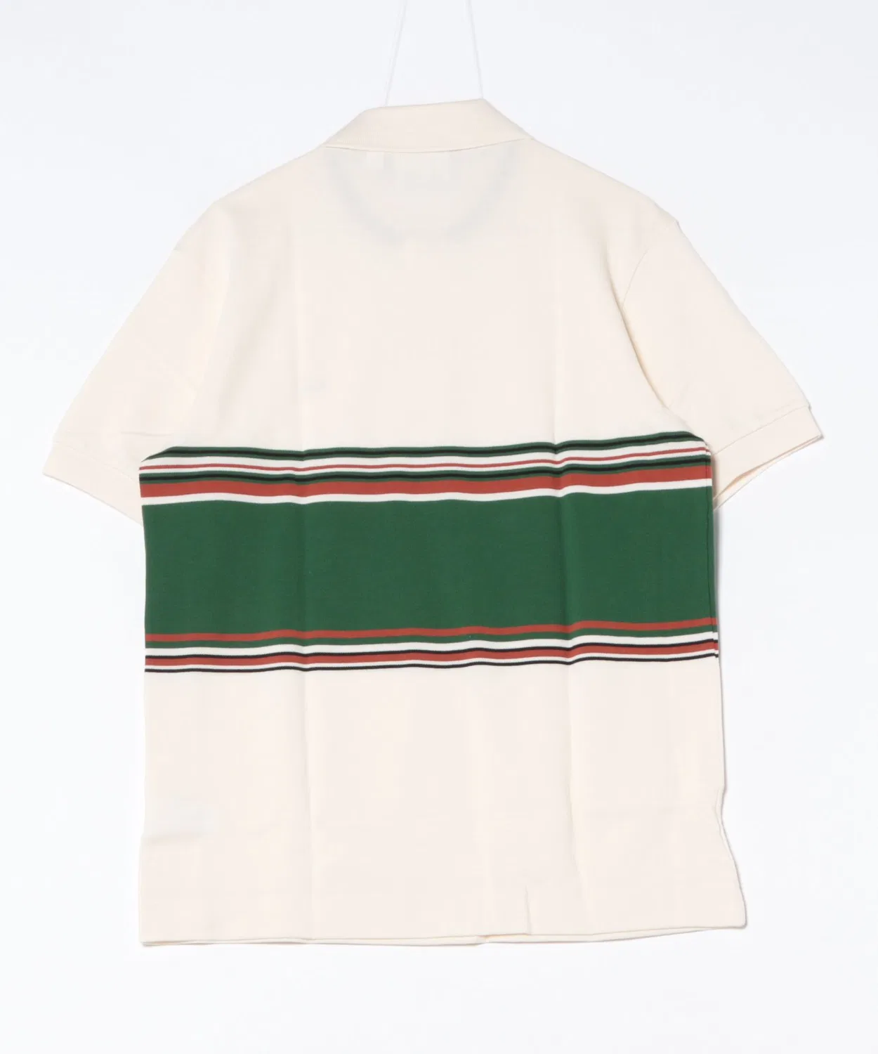 Поло Lacoste из органического хлопка, офф-вайт — фото 2