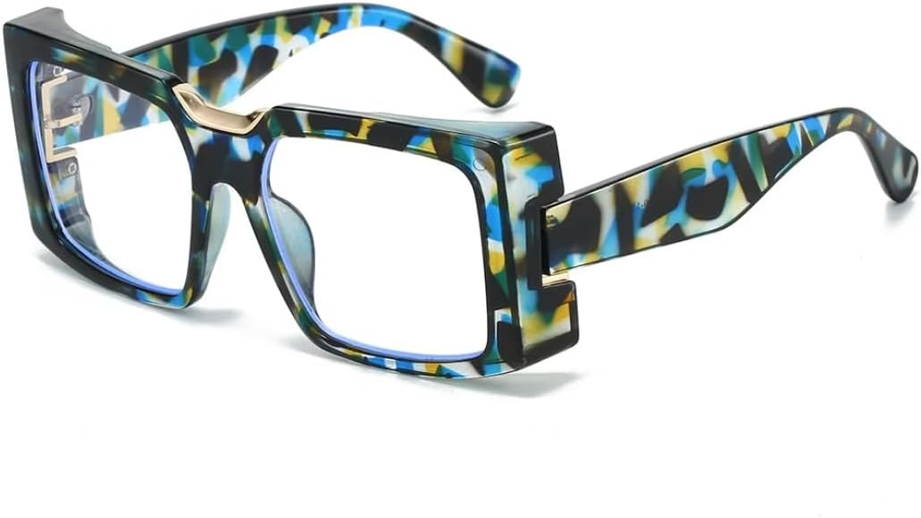 

Солнцезащитные очки для мужчин и женщин - защита от УФ-излучения UV400 - прочная, легкая оправа для занятий спортом на открытом воздухе и вождения DSVIGF, Green Leopard