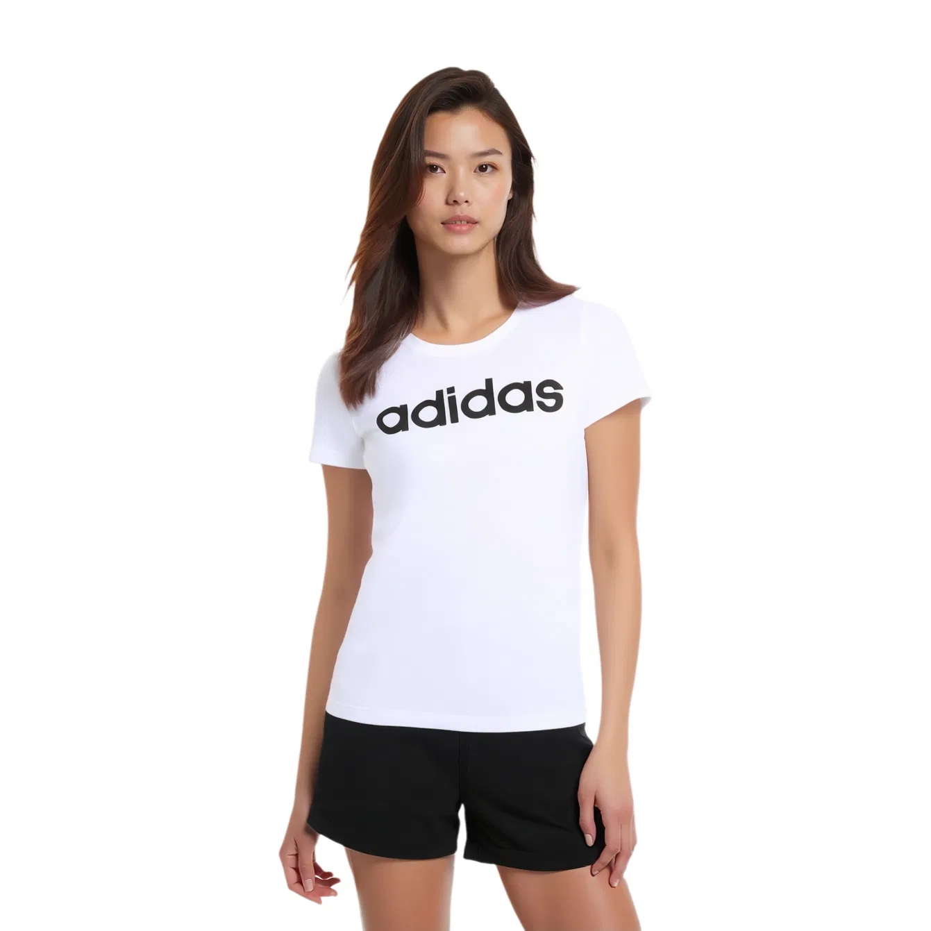 Футболка женская White Adidas Neo — фото 4