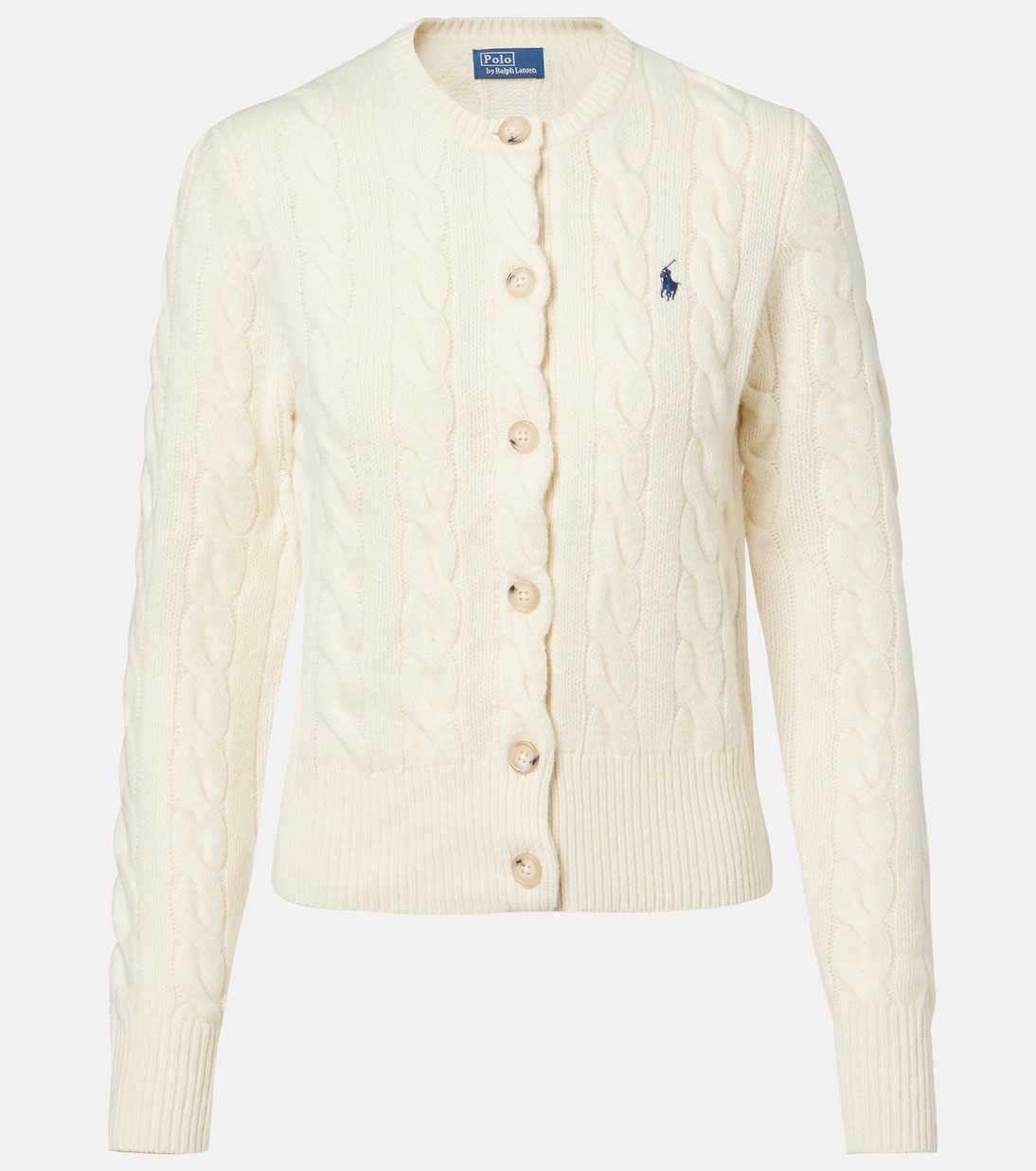

Кардиган из шерсти и кашемира Polo Ralph Lauren, Authentic Cream