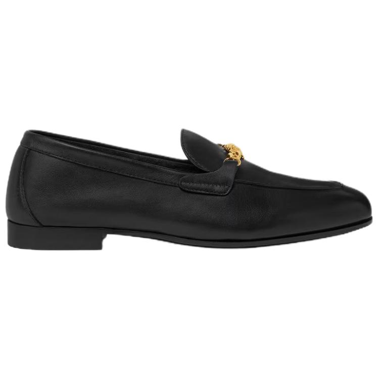 Versace Женские повседневные туфли из коровьей кожи "Медуза", черный — фото 3