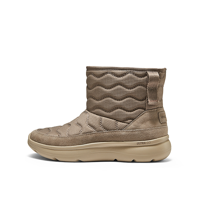Женские полусапоги Skechers ON THE GO Crew стеганые на толстой подошве, бежевый