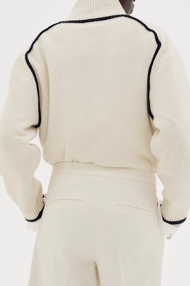 

Широкие элегантные брюки H&M, бежевый