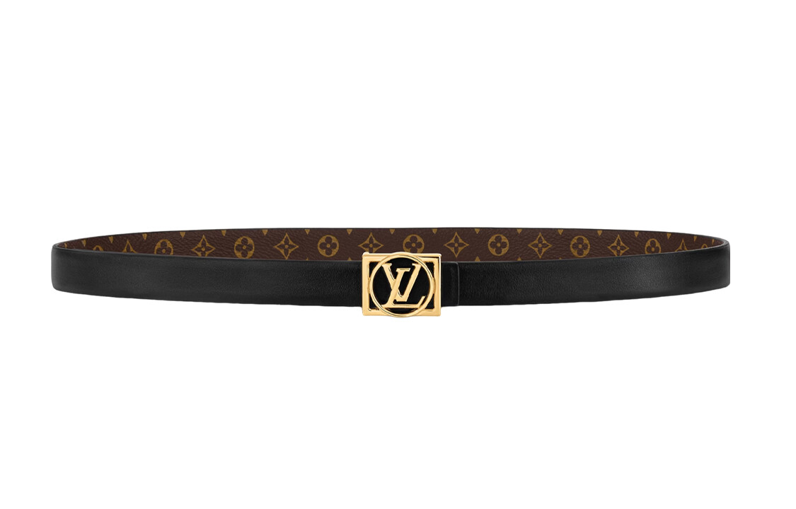 

Ремень женский Louis Vuitton кожаный, коричневый / черный