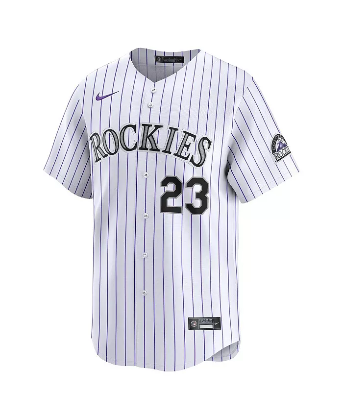 Мужская белая лимитированная игровая футболка Kris Bryant Colorado Rockies Nike — фото 3