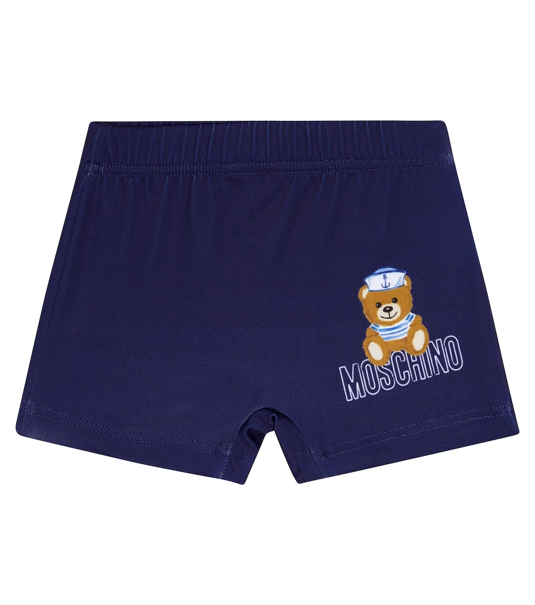 

Детские плавки с принтом Moschino Kids, синий