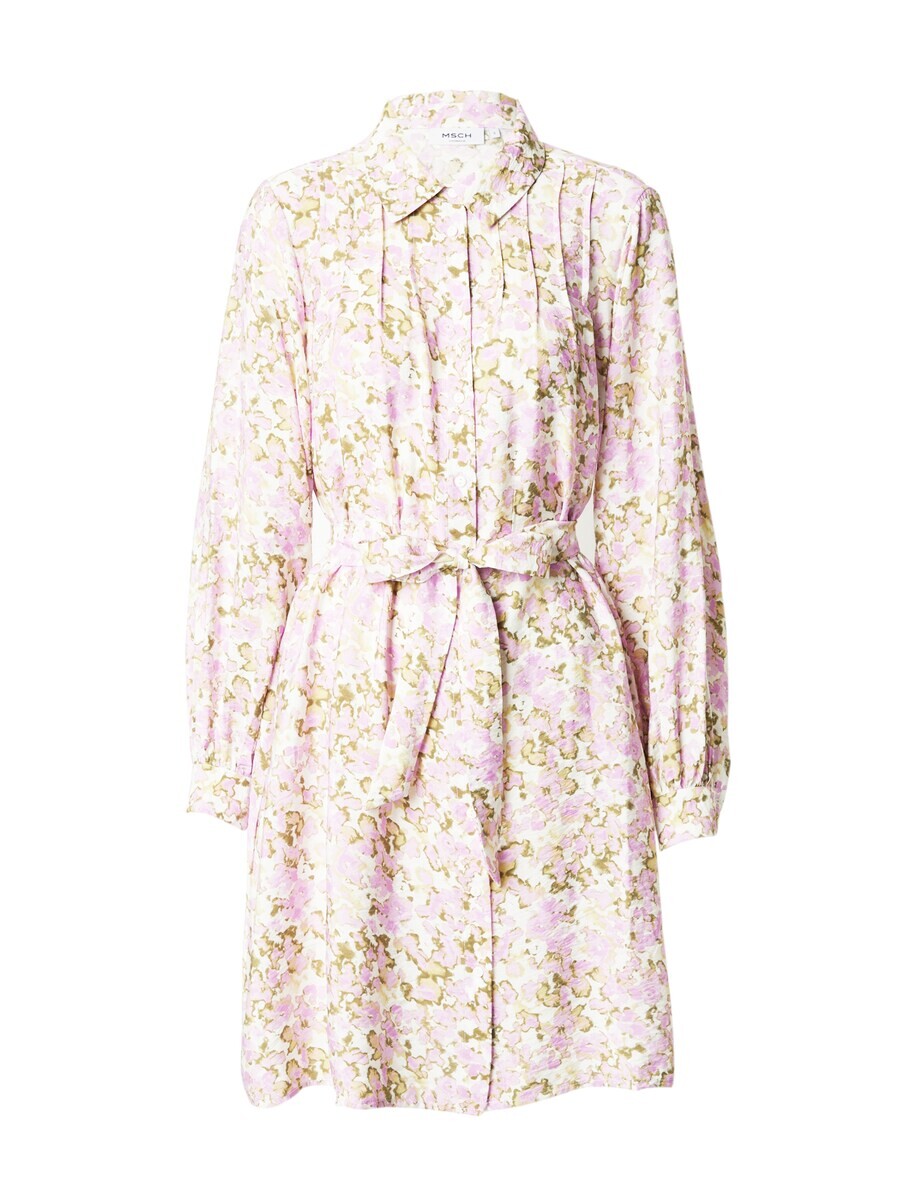 

Платье рубашка MSCH COPENHAGEN Shirt Dress Nathalina Ladonna, светло-розовый