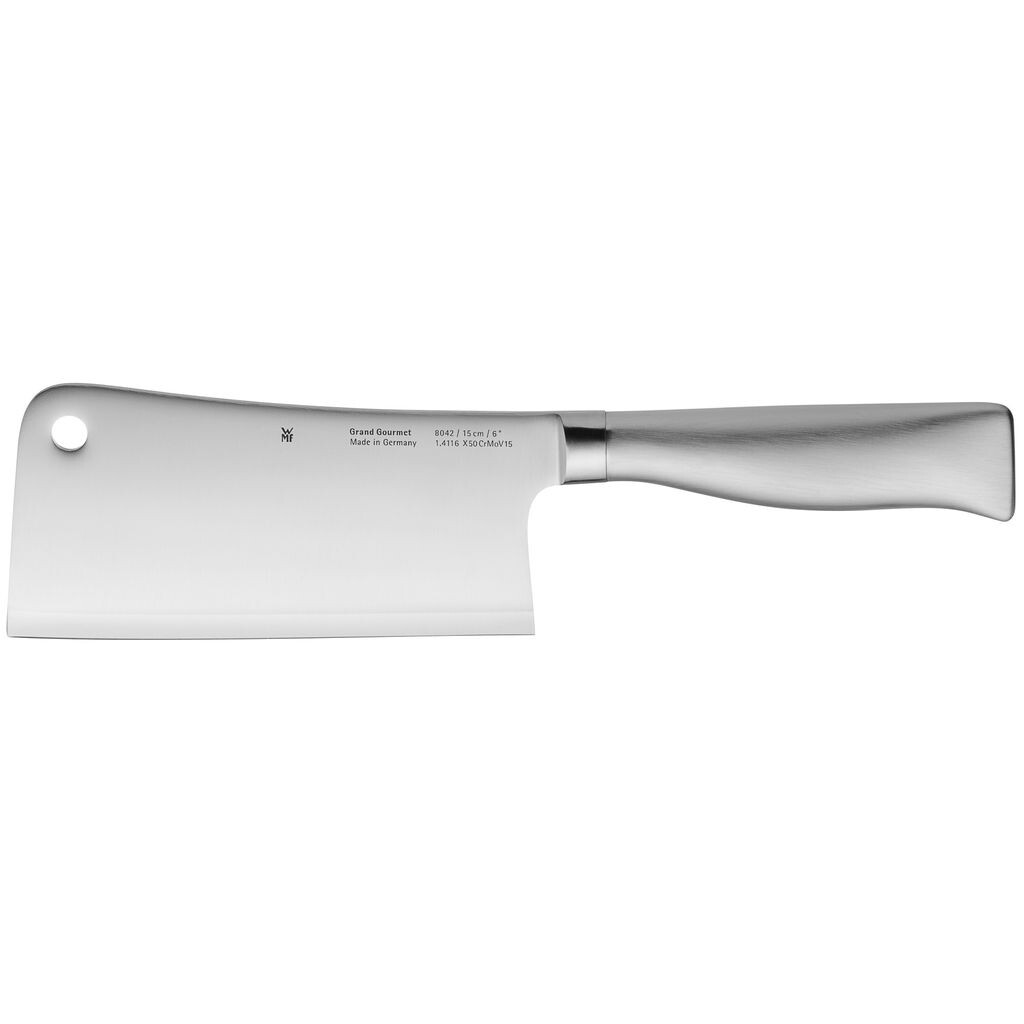 

Китайский тесак WMF Grand Gourmet 28,5 см, производство Германия, кованый нож, производительный рез, лезвие из специальной стали, лезвие 15 см