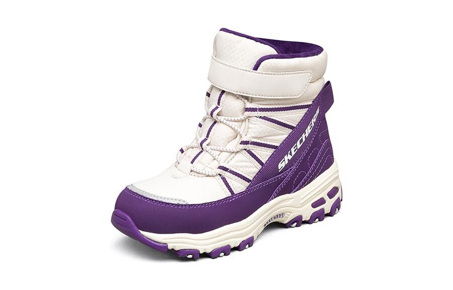 Кроссовки Skechers Kids Lifestyle Shoes GS High-top White/purple — фото 2