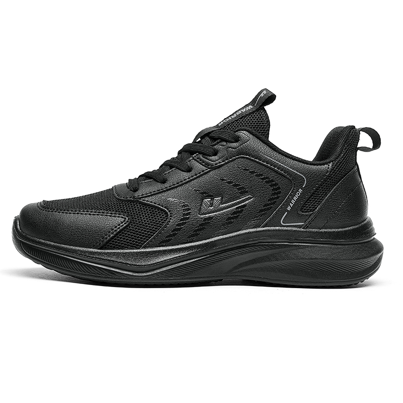 

WARRIOR Беговые кроссовки Rebound Breathable Slip Resistant Low top для мужчин, черные