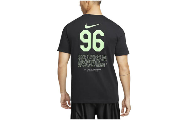 Футболка Nike Dri-FIT CIRCA 1 T-Shirt 'Black', черный — фото 4