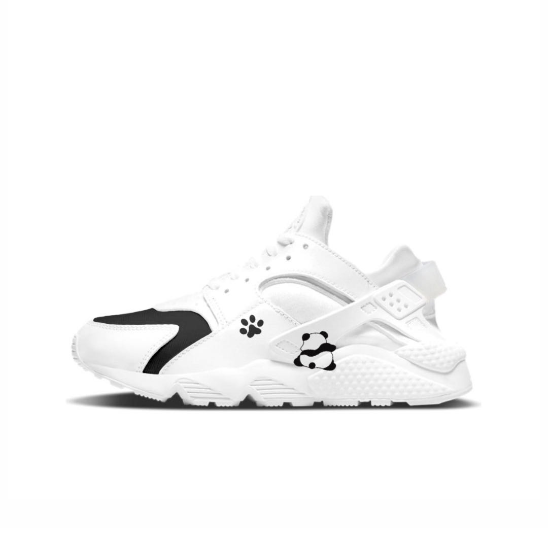 

Кроссовки Nike Air Huarache Lifestyle Shoes Women's Low-top Black, белый