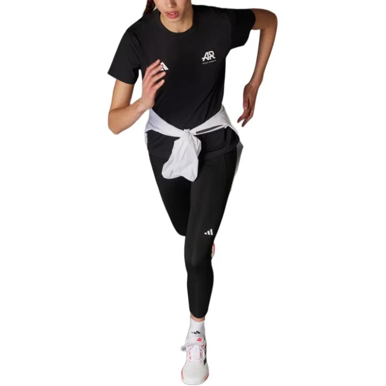 Футболка Adidas Free Shipping With AdiClub Runners Tee черная — фото 3