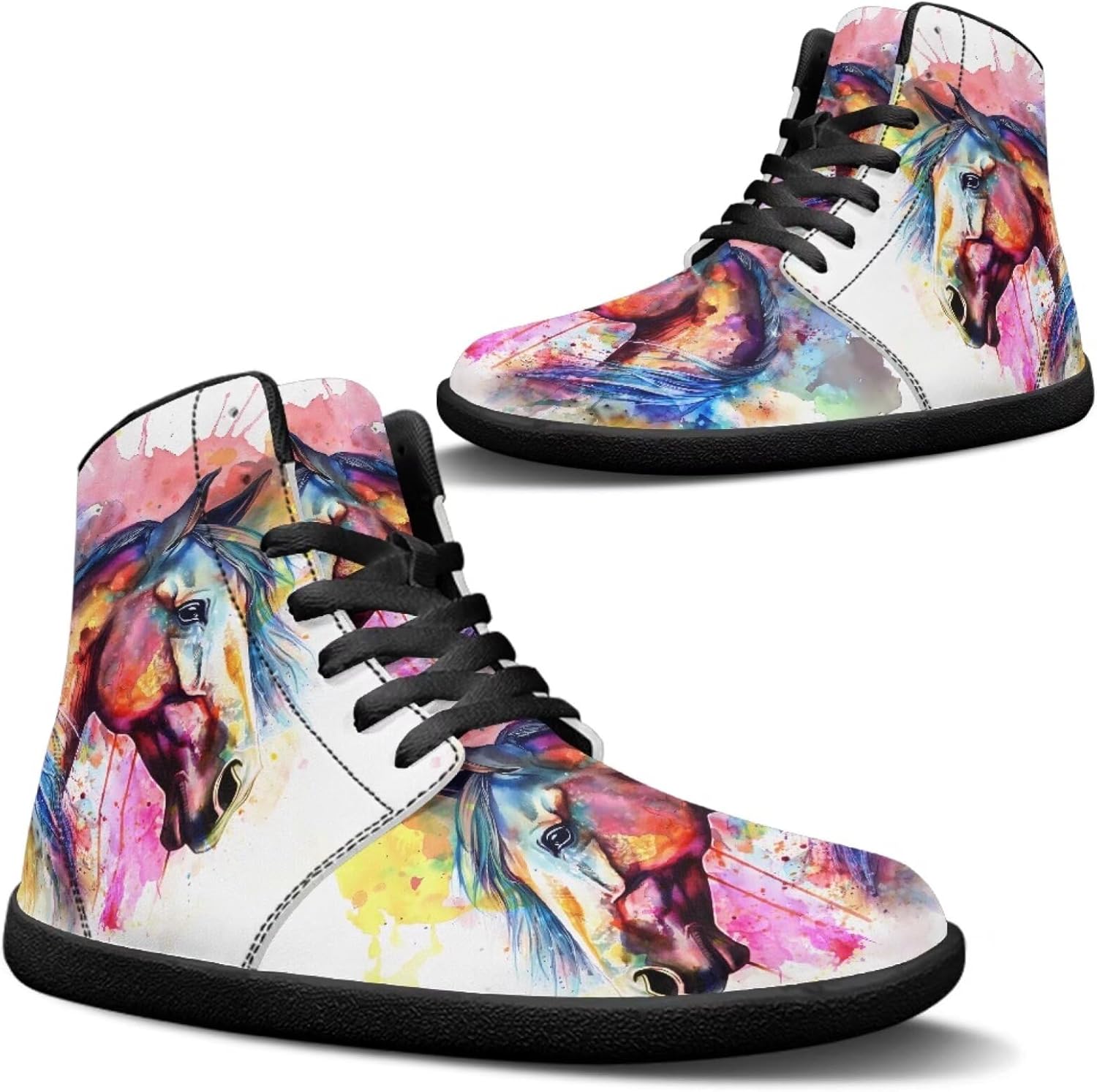 

Мужские кроссовки Binienty широкой ширины для ходьбы, Color Splash Horse