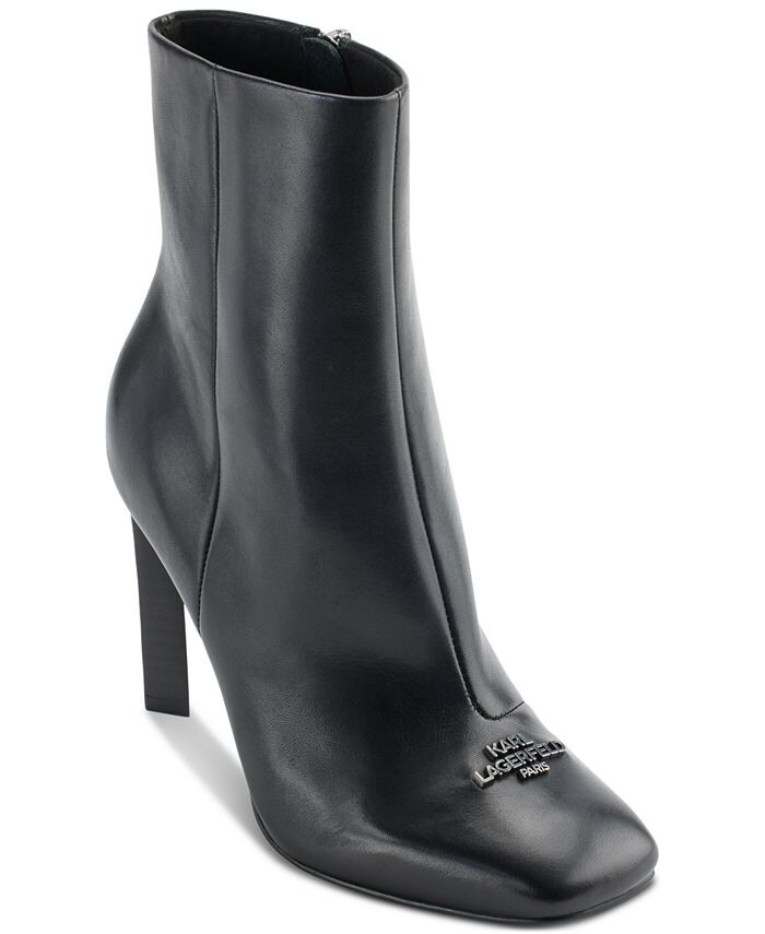 

Женские ботильоны Vica с квадратным носком KARL LAGERFELD PARIS, цвет Blk:black