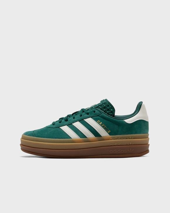 

Кроссовки Adidas Wmns Gazelle Bold, цвет cgreen/owhite/goldmt
