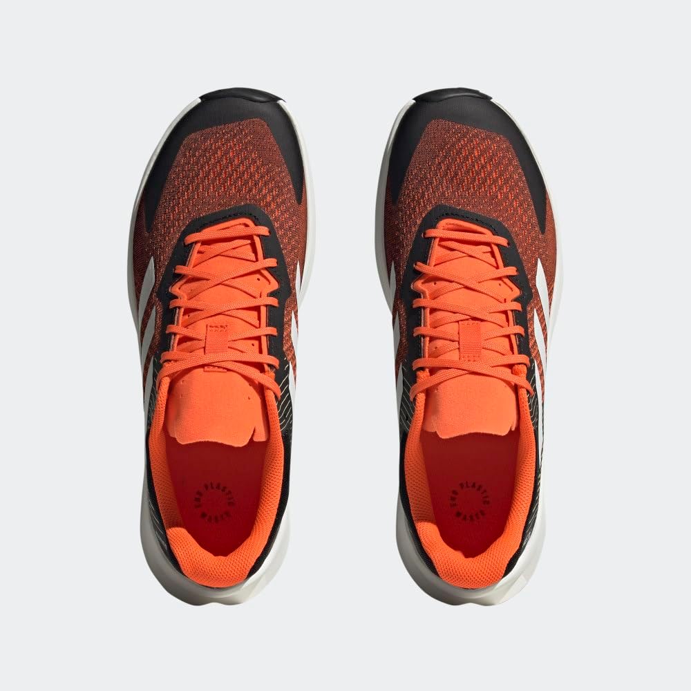 Мужские кроссовки Adidas Terrex Soulstride Flow для трейлраннинга, белый/черный/оранжевый — фото 4