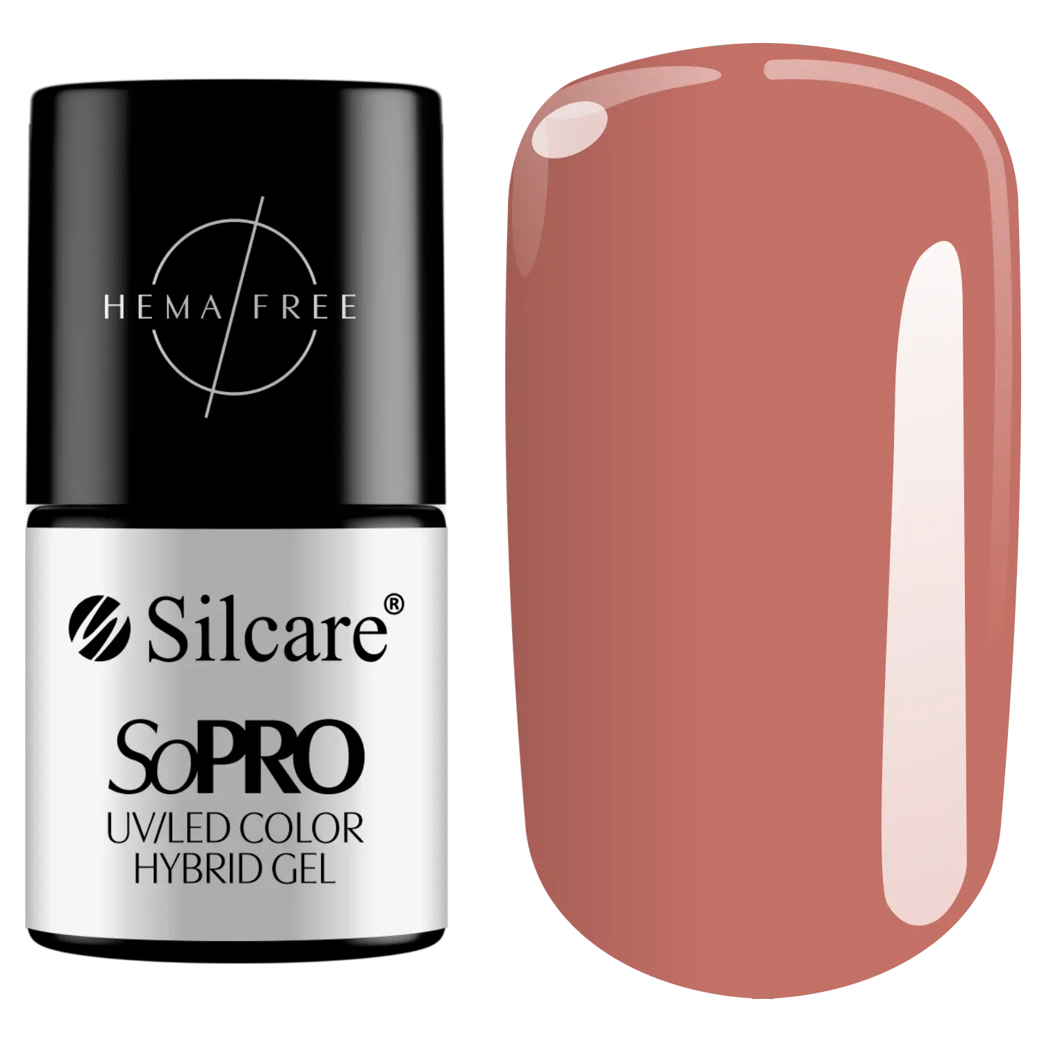 

Гибридный лак для ногтей 0 Silcare Sopro Rich Color, 7 гр