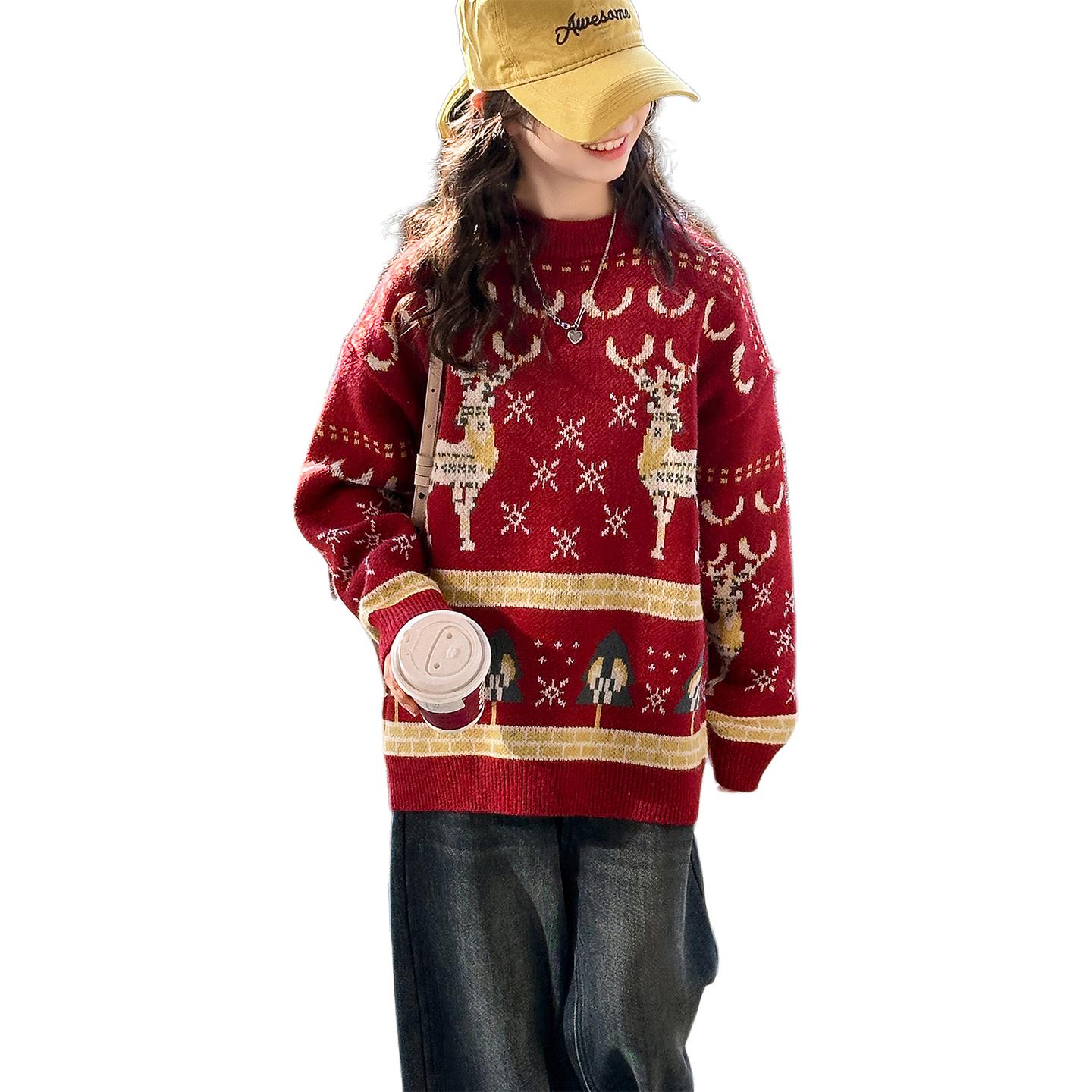 

Детский свитер осенне-зимний Disney, красный