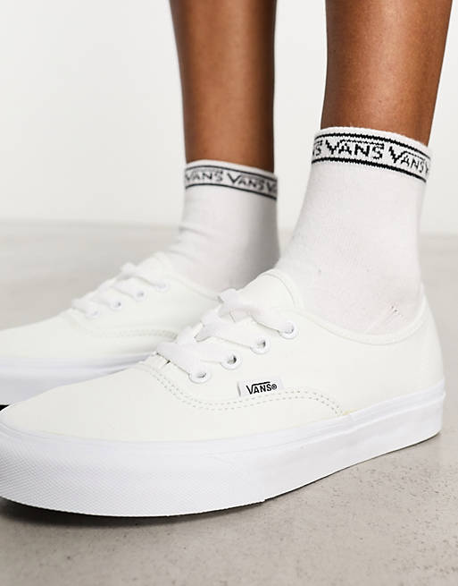 

Белые кроссовки Vans Authentic, Белый, Белые кроссовки Vans Authentic