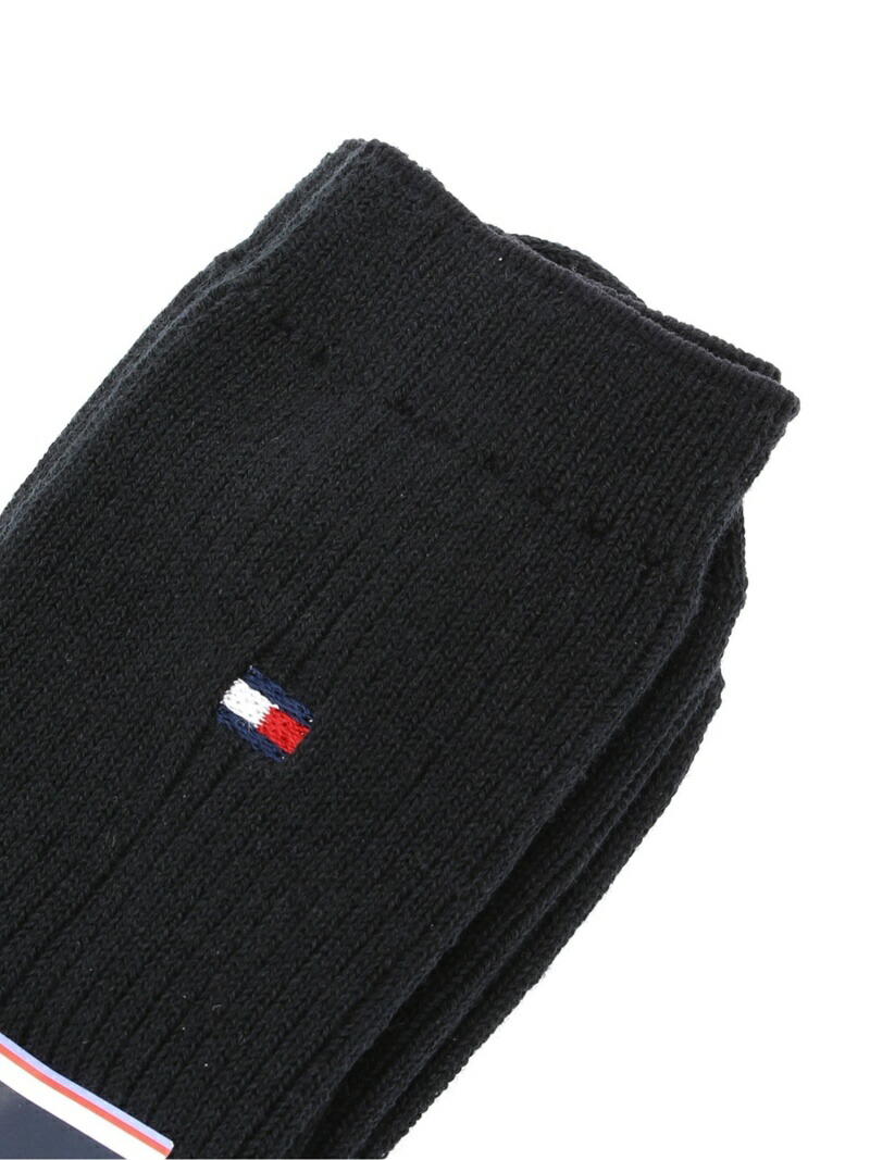 Ребристые носки TOMMY HILFIGER, Black 055 — фото 4