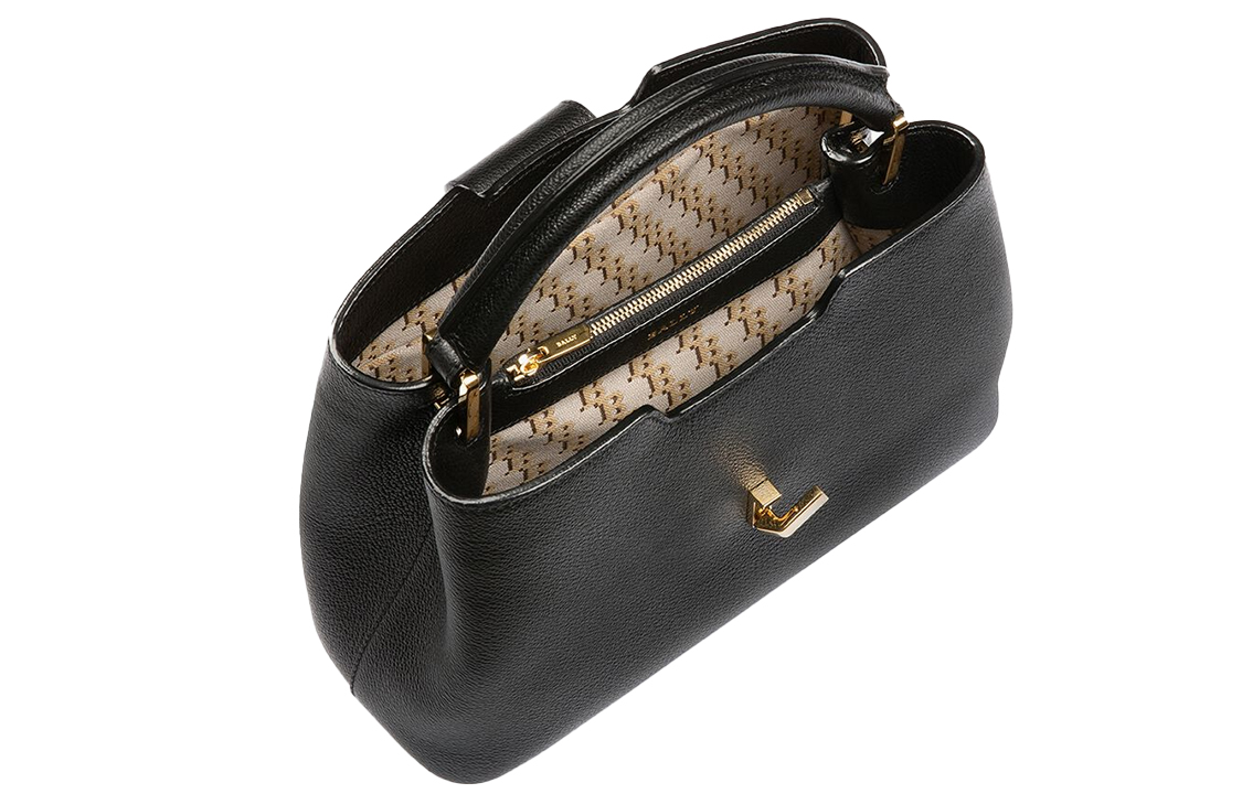 

Сумка для контроллера из коровьей кожи женская черная BALLY