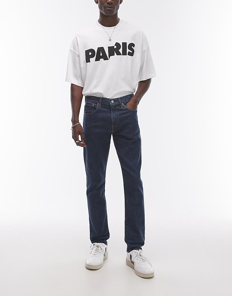 

Levi's – 512 – темно-синие джинсы узкого кроя с зауженными штанинами