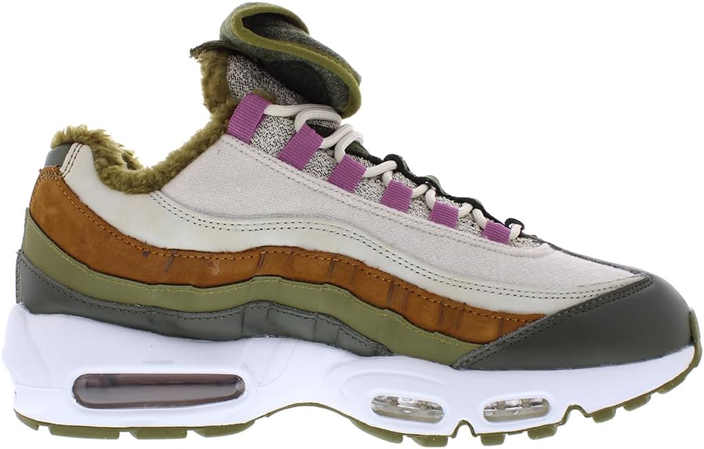 Кроссовки Nike Air Max 95, мужские беговые кроссовки, бордовый/хаки — фото 3
