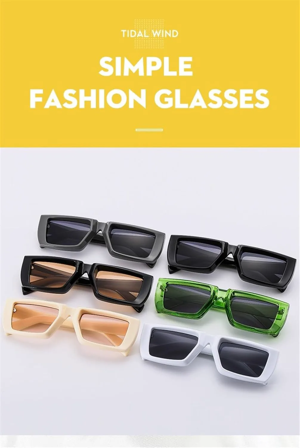 

Мужские солнцезащитные очки в маленькой оправе для активного отдыха на природе, для отпуска, женские солнцезащитные очки для шопинга и вождения Generic, Black