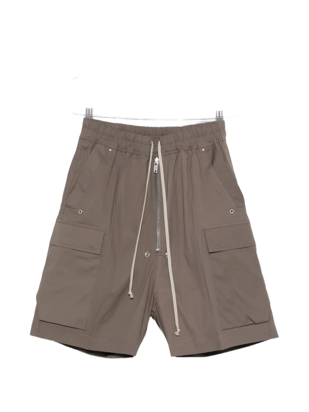 

Шорты-карго на молнии Rick Owens, коричневый