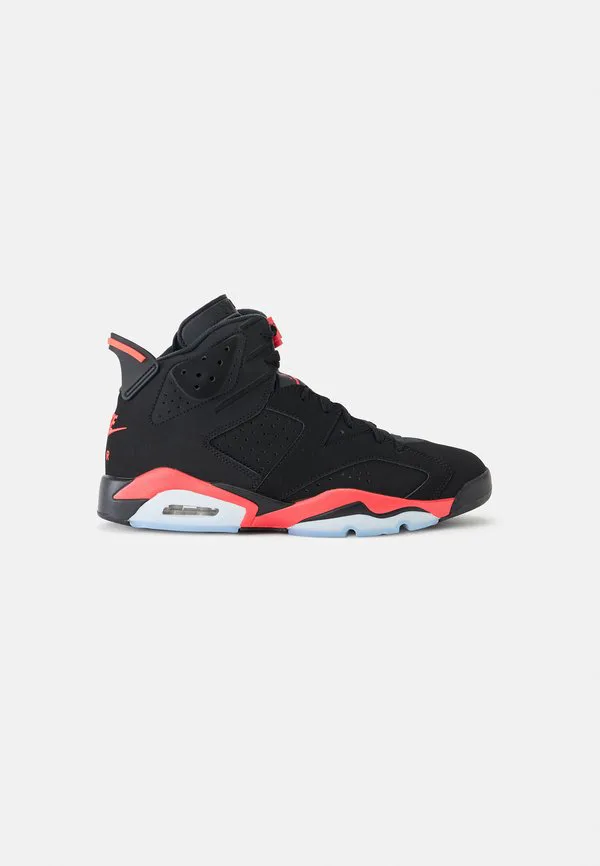 Кроссовки air jordan 6 retro hightop Jordan, Black/Light Crimson — фото 2