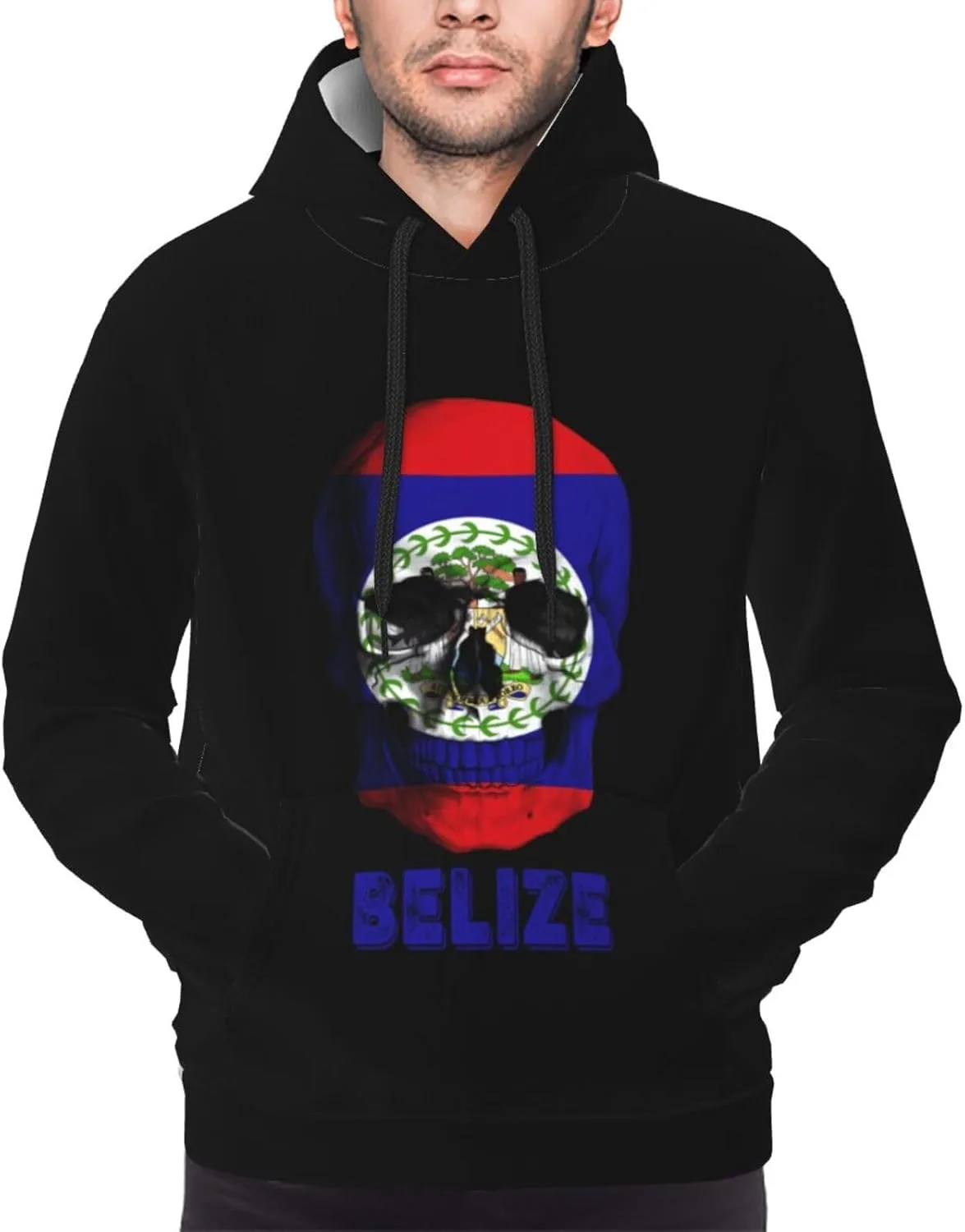 

Толстовка с капюшоном Men's It's In My DNA Belize, с длинным рукавом и карманом, размеры S-4XL