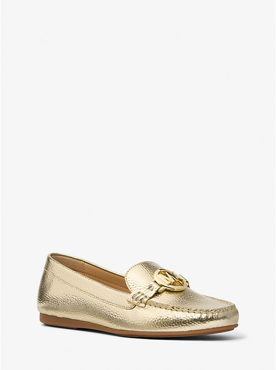 Металлические мокасины Fulton Michael Kors, золотой