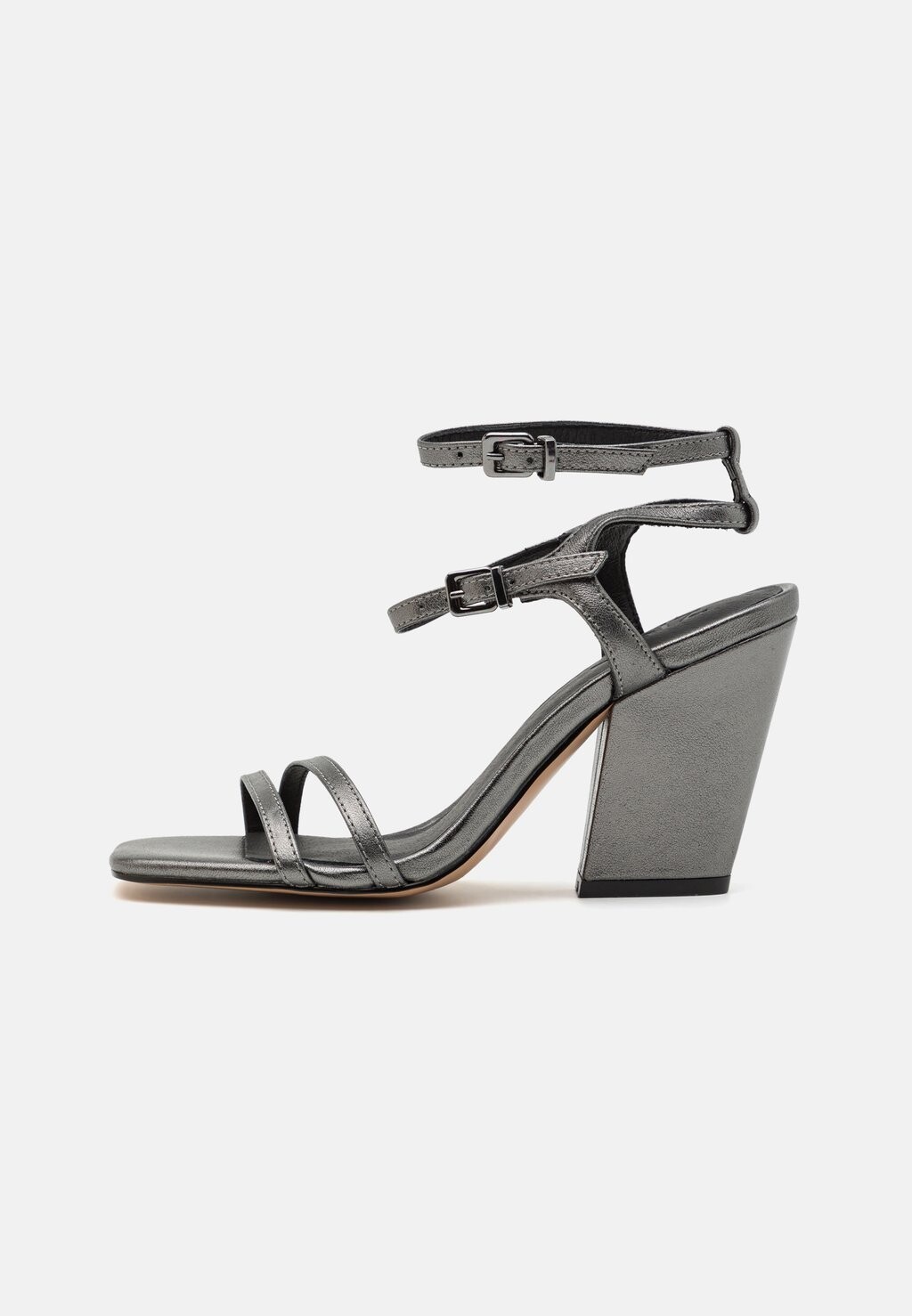 

Босоножки на каблуке Leather Zign, бронза