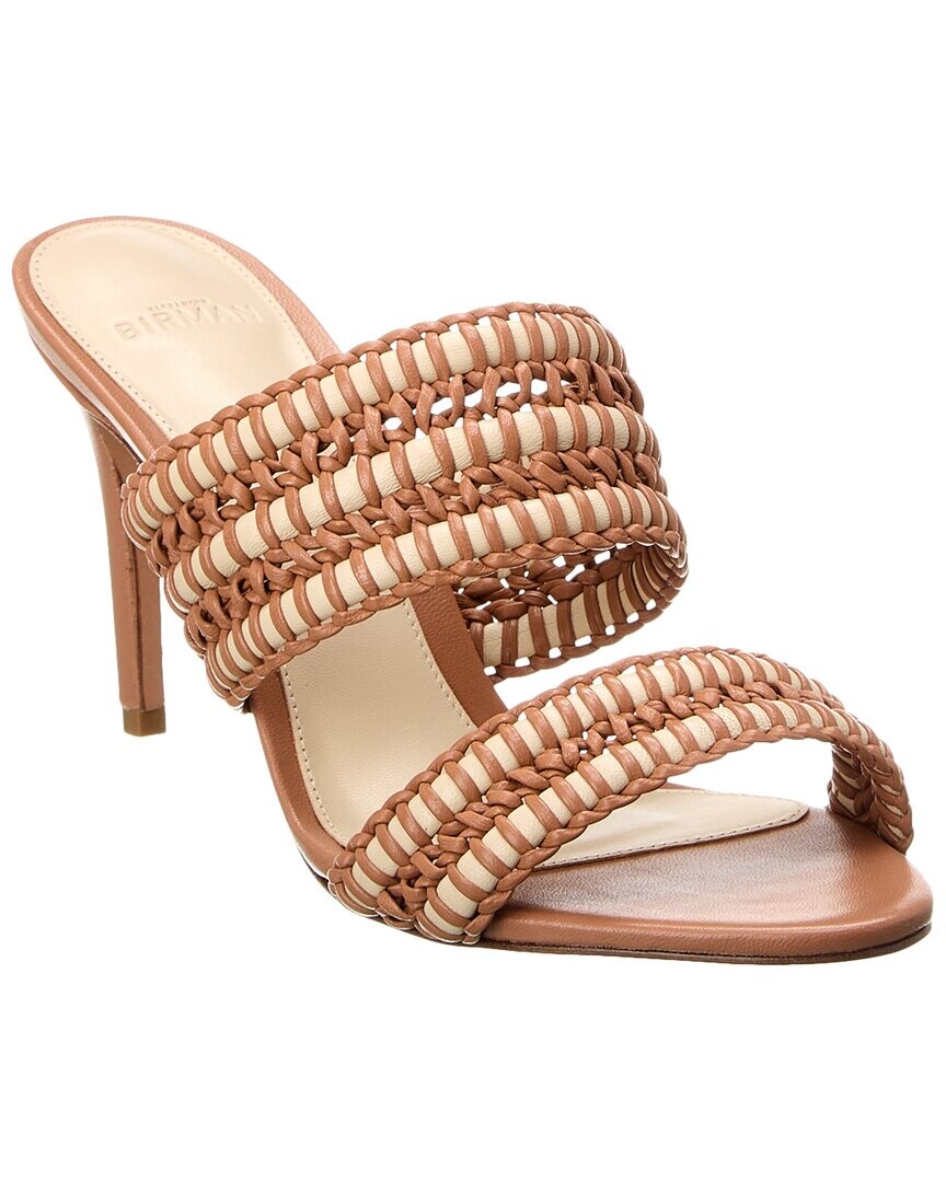 

Кожаные сандалии Alexandre Birman Emmy 85, коричневый