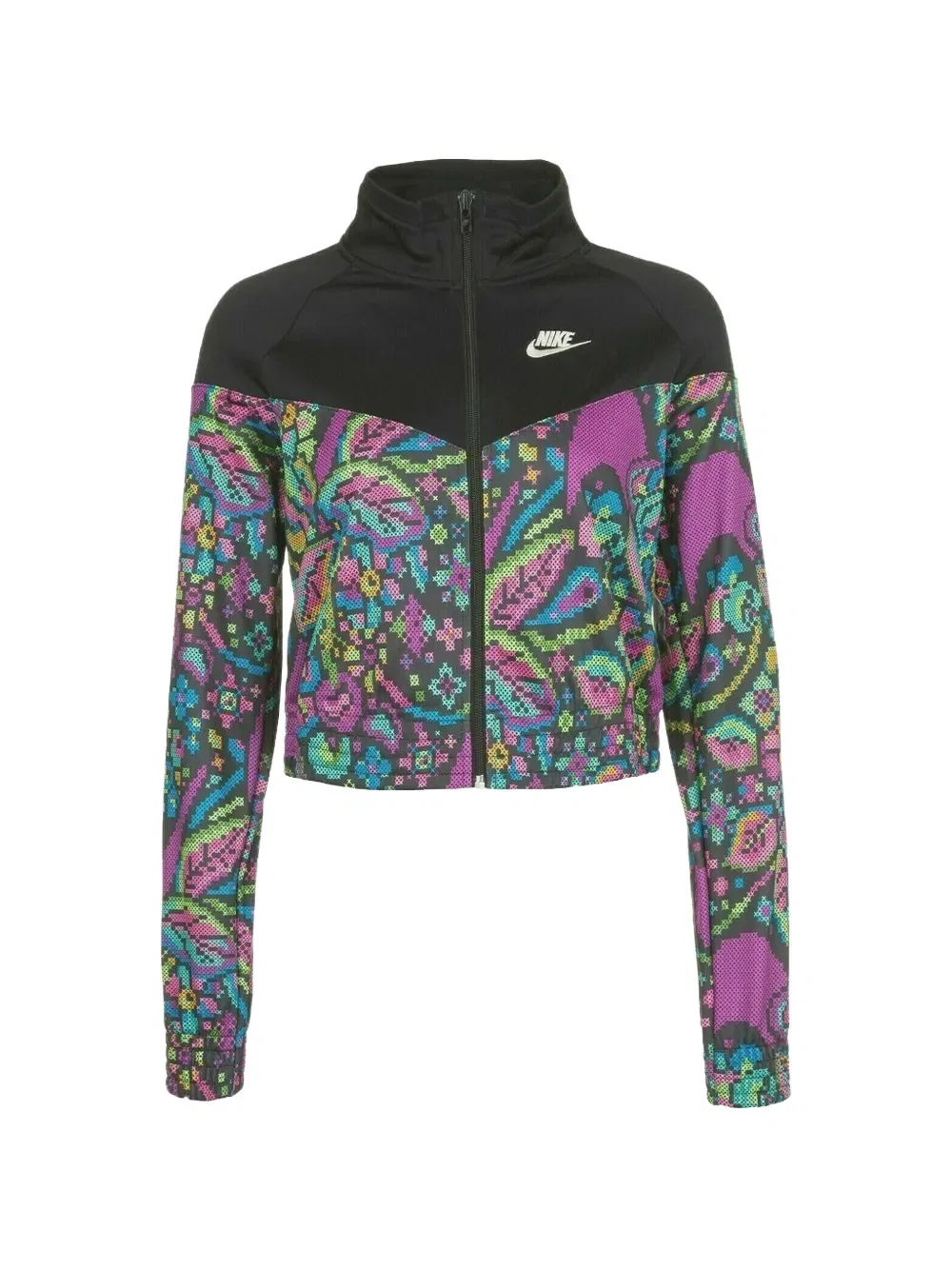 Куртка с длинными рукавами и принтом Nike, черный