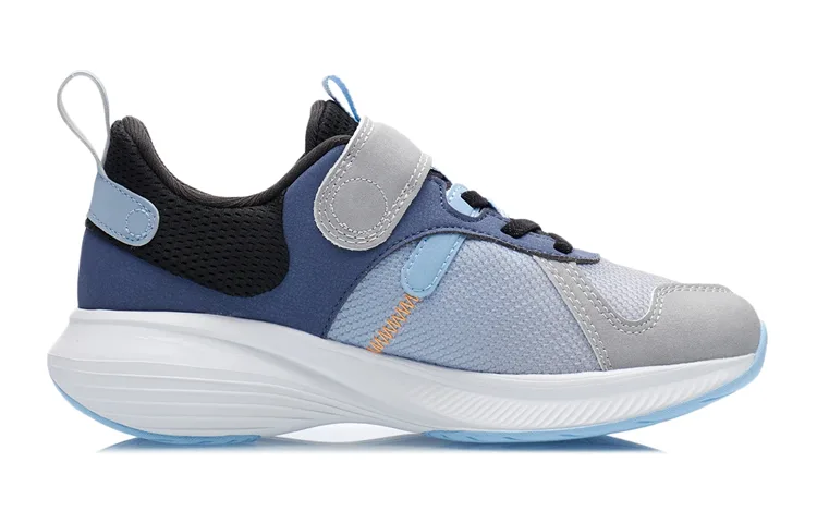 Li-Ning YOUNG Zhirou 2.0 SLIM низкие кроссовки для бега Casual серо-голубые для подростков — фото 4