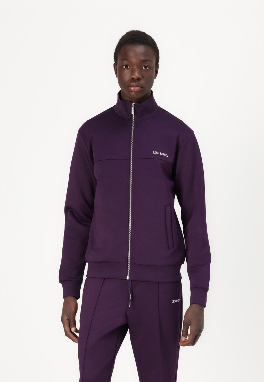 

Толстовка на молнии BALLIER TRACK JACKET Les Deux, сиреневый