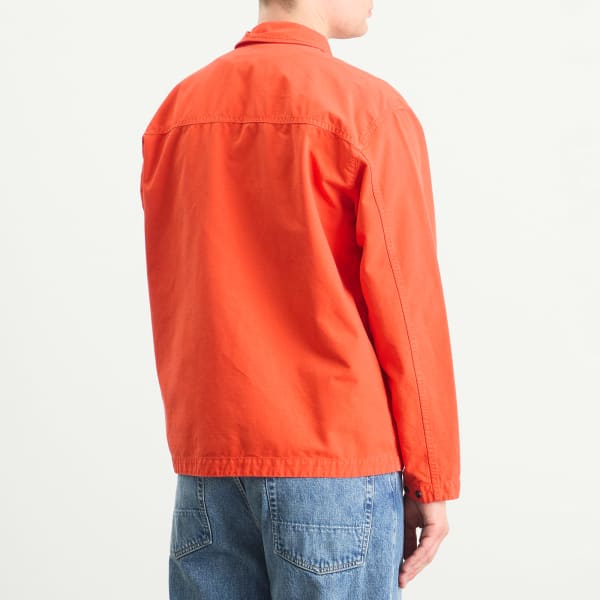 Рубашка-куртка из рипстопа на молнии Stone Island, Scarlet — фото 3