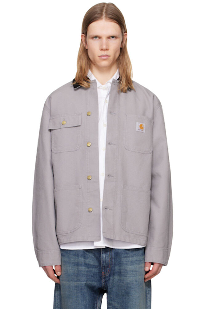 

Куртка серая Michigan Chore Carhartt Work In Progress