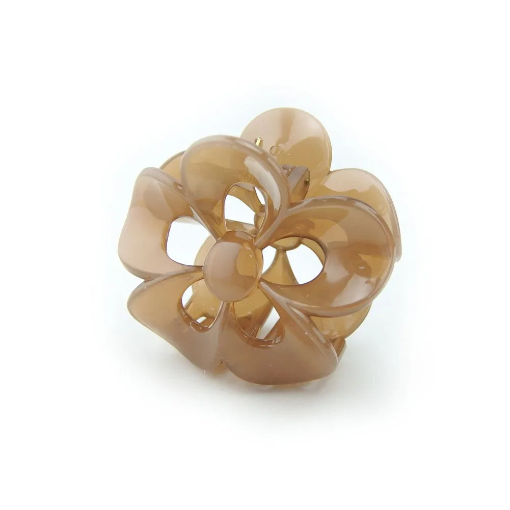 Заколка-краб для волос New Style Flower, коричневая Meilliwish, Brown
