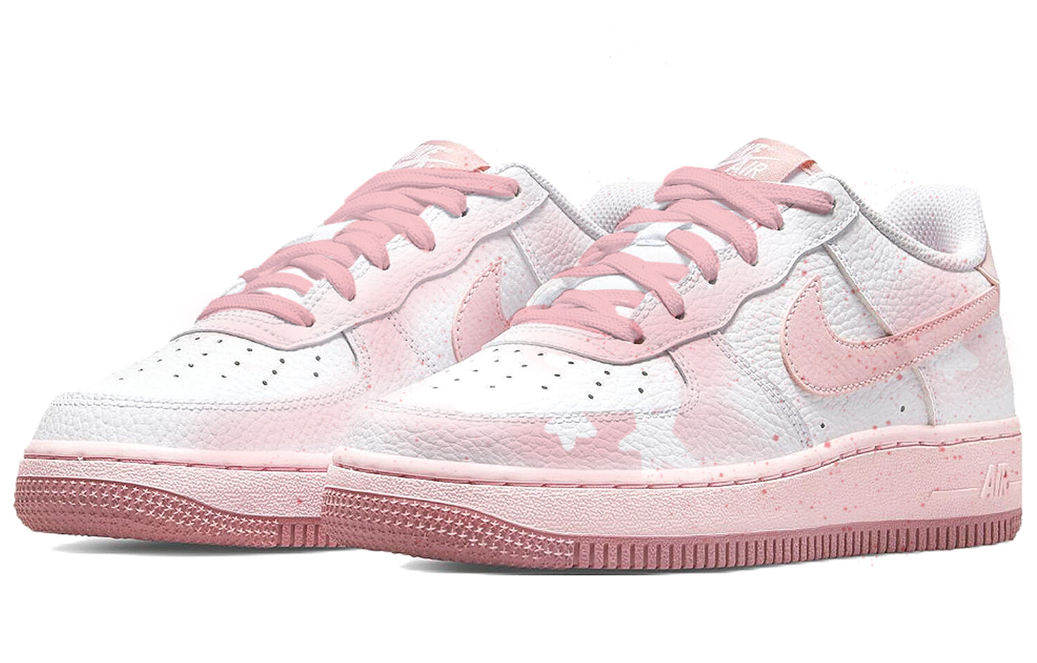 

Кроссовки Nike Air Force 1 Skateboard Shoes Women's Low-Top White Pink, Белый, Кроссовки Nike Air Force 1 Skateboard Shoes Women's Low-Top White Pink