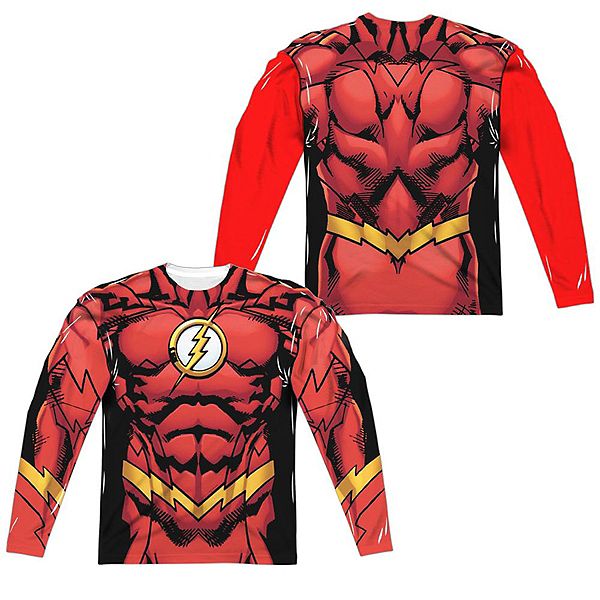 

Футболка с длинным рукавом adult poly crew justice league of america flash 52 Licensed Character