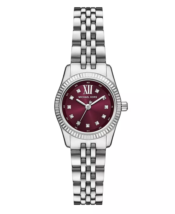 

Женские часы Lexington с тремя стрелками из нержавеющей стали, 26 мм Michael Kors, silver-tone