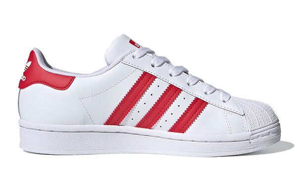 Кроссовки оригиналы суперзвезда j Adidas, белый — фото 2