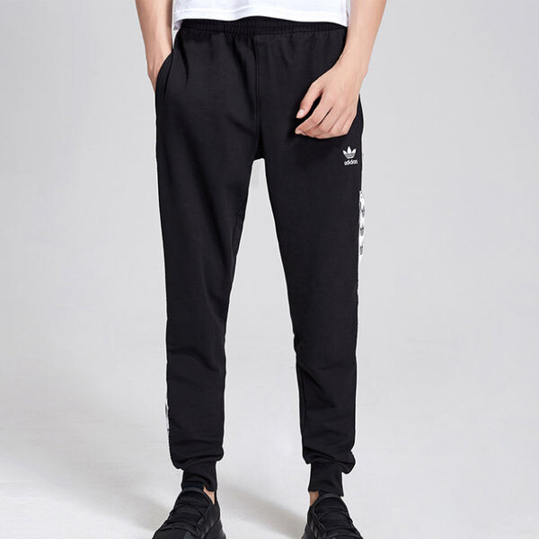 Спортивные штаны adidas originals Casual Sports ribbed Long Pants Black, черный — фото 3
