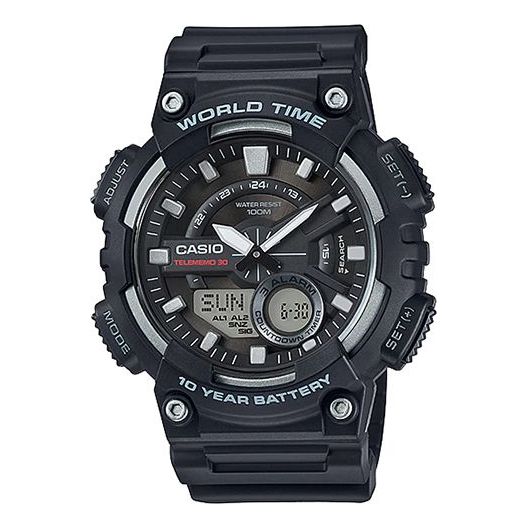 

Часы CASIO G Shock Quartz Sports Mens Black Analog, черный